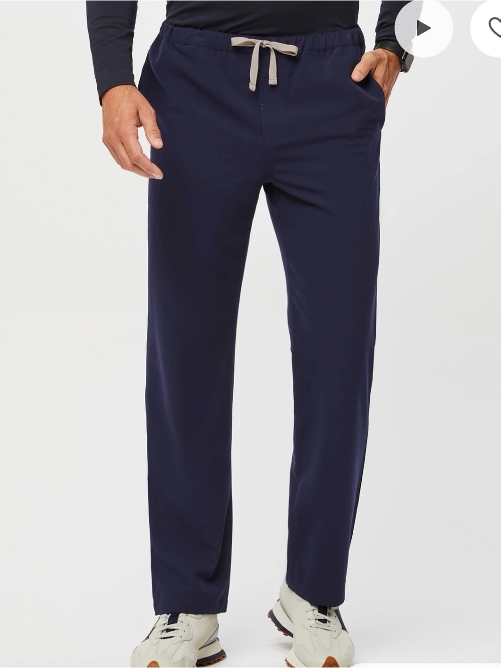 FIGS Pants Mens S Navy Pisco Technical Collection Scrub Stretch Work Straight